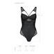 Боди из эко-кожи и кружева Passion LOONA BODY XXL/XXXL, black SO5357 фото 5