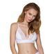 Эластичный топ с кружевом Passion PS001 TOP XL, white SO4190 фото 1