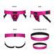 Трусы для страпона Strap-On-Me Leatherette Harness Curious Fuchsia SO7813 фото 2