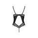 Боди из эко-кожи и кружева Passion LOONA BODY XXL/XXXL, black SO5357 фото 4