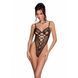 Эротическое боди с рисунком Passion LOVELIA BODY S/M, black SO4754 фото 1