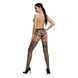 Эротические колготки-бодистокинг Passion ECO S004 black, закрытые трусики, декор, подвязки SO7093 фото 4