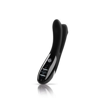 Вибратор двойной с электростимуляцией Mystim Tingling Aparte eStim Black, миостимулятор SO2989 фото