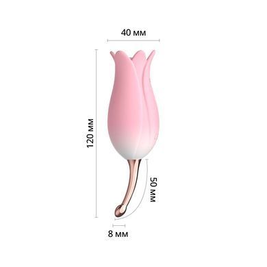 Ультразвуковой вибратор для клитора Otouch Bloom Ultrasonic Clitoris, 2 доп насадки SO9398 фото