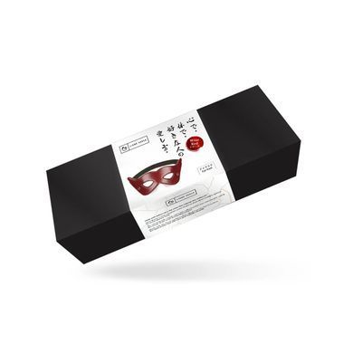 Шкіряна маска на очі Liebe Seele Wine Red Eye Mask SX2811 фото