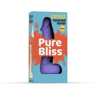 Свеча в виде члена Pure Bliss BIG Violet 18 см SX1655 фото