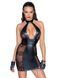 Платье Noir Handmade F238 Short tulle dress with powerwetlook inserts, 3XL SX0132 фото 1