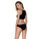 Спортивний топ з прозорою вставкою Passion PS006 TOP S, black SO4241 фото 4