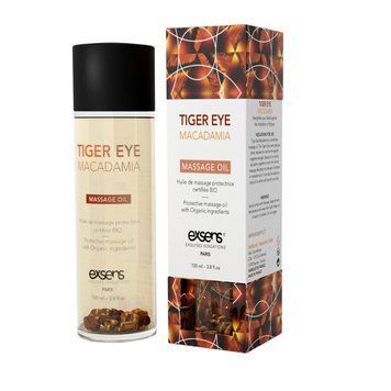 Массажное масло EXSENS Tiger Eye Macadamia (защита с тигровым глазом) 100мл, натуральное SO2379 фото