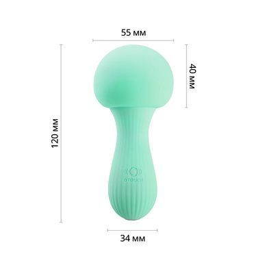 Вибромассажер Otouch MUSHROOM Teal, 7 режимов, функция ночника, технология &laquo;старт-стоп&raquo; SO9399 фото