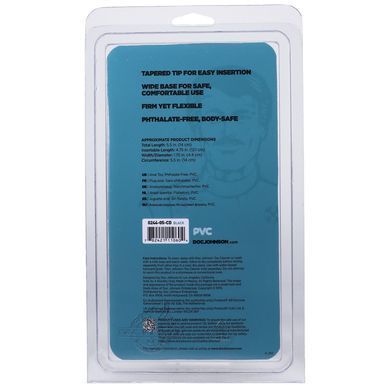 Анальна пробка Doc Johnson Smooth Classic Medium - Black, макс. діаметр 3,8 см SO2780 фото