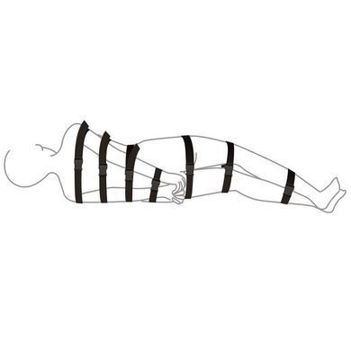 Ремни для бондажа Art of Sex - BDSM Bondage Black Night Simple SO5166 фото