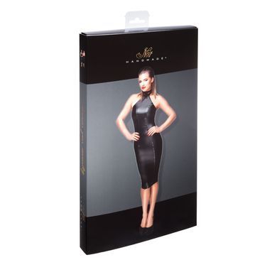 Платье-карандаш с мокрым эффектом Noir Handmade F160 Powerwetlook pencil dress, S SX0035 фото