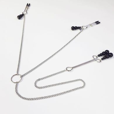 Зажимы для сосков и клитора Art of Sex - Nipple and clit clamps Black Pearl SO5869 фото
