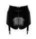 Шортики Noir Handmade F325 Glam, L, black, винил, высокая талия, крепления для чулок, с доступом SX0383 фото 7