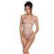 Эротическое боди с рисунком Passion LOVELIA BODY L/XL, white SO4756 фото 1