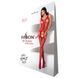 Бодистокинг с имитацией чулок и ажурной вставкой Passion BS072 red SO4142 фото 5