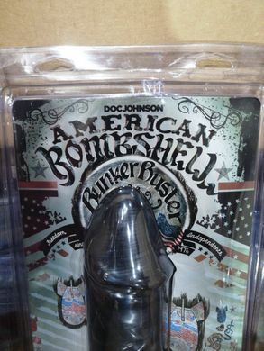Фаллоимитатор для фистинга Doc Johnson American Bombshell Bunker Buster Gun Metal (мятая упаковка!!!) SO2783-R фото