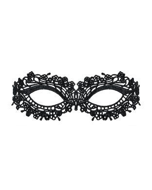 (SALE) Кружевная маска Obsessive A710 mask, единый размер, черная SO7188 фото