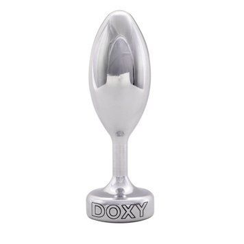 Металлическая анальная пробка DOXY Butt Plug SMOOTH, гладкая, диаметр 3,3 см SO8030 фото