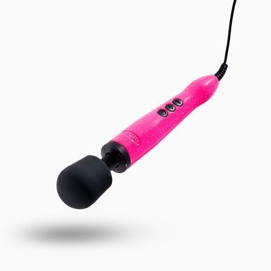 Вібромасажер DOXY Die Cast Massager Hot Pink, дуже потужний, живлення 220В, металевий корпус SX2456 фото