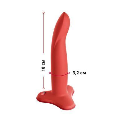 Фаллоимитатор Fun Factory LIMBA FLEX M, коралловый, гибкий, с эффектом памяти, подходит для точки G SX0995 фото