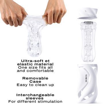 Мастурбатор Dorcel DEEP BLOW WHITE, двойное использование SO7377 фото