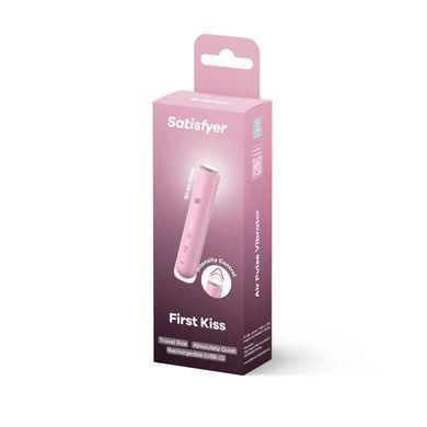 Вакуумный стимулятор Satisfyer First Kiss, технология 3D Air Pulse, 30 режимов, двойной силикон SX2164 фото