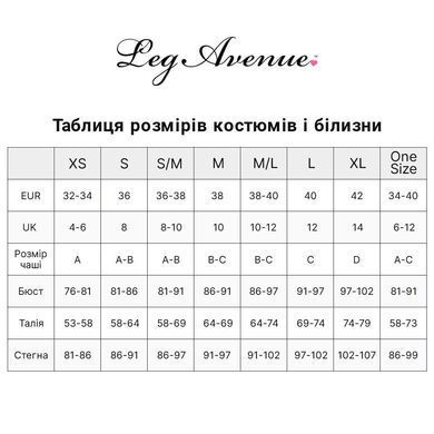 Комплект Leg Avenue Open Cup Bra and Pearl String One Size, Red SX1752 фото