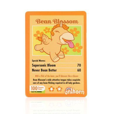 Вибратор-единорожка Unihorn - Bean Blossom, пульсирующий язычок SX2856 фото