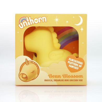 Вибратор-единорожка Unihorn - Bean Blossom, пульсирующий язычок SX2856 фото