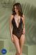 Боди Passion DROSERA BODY black, L/XL, высокие вырезы, верх на завязках SX0470 фото 6