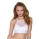Спортивный топ с прозрачной вставкой Passion PS006 TOP L, white SO4243 фото 1