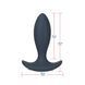 Анальная пробка с пульсацией Lux Active &ndash; Throb &ndash; 4.5" Anal Pulsating Massager, пульт ДУ SO5571 фото 2