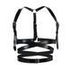Кожаная портупея Art of Sex - Melani Leather harness, Черная L-2XL SO8299 фото 1