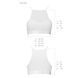 Спортивный топ с прозрачной вставкой Passion PS006 TOP L, white SO4243 фото 5