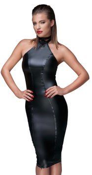Платье-карандаш с мокрым эффектом Noir Handmade F160 Powerwetlook pencil dress, L SX0037 фото