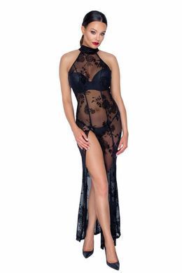 Длинное сетчатое платье Noir Handmade F239 Long tulle dress, L SX0135 фото