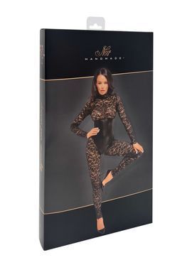 Комбинезон Noir Handmade F299 Enigma, XXL, кружево, длинный рукав, имитация корсета, доступ SX0235 фото