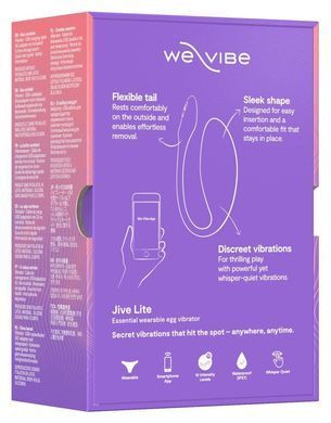 Смарт-виброяйцо We-Vibe Jive Lite Purple, небольшой размер SX2149 фото