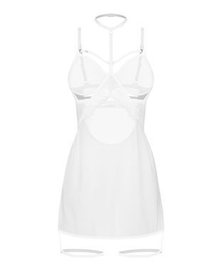 Бэби-долл Obsessive Arrowel White chemise 2XL/3XL SX2590 фото