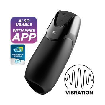 Смарт-мастурбатор з вібрацією Satisfyer Men Vibration+ (м'ята упаковка!!!) SO8628-R фото