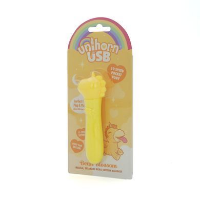 Вибратор-единорожка Unihorn USB Bullet - Bean Blossom, вибропуля, USB зарядка SX2857 фото