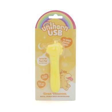 Вибратор-единорожка Unihorn USB Bullet - Bean Blossom, вибропуля, USB зарядка SX2857 фото