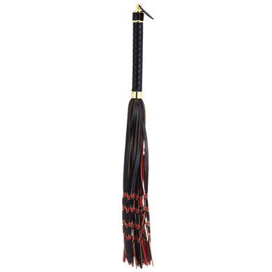 Флоггер LOCKINK SEVANDA Red & Black Braided Tail Flogger SX0876 фото
