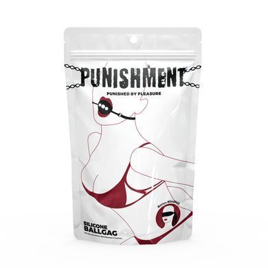 Кляп Punishment - Silicone Ball Gag &ndash; Black SX2233 фото