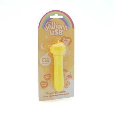 Вибратор-единорожка Unihorn USB Bullet - Bean Blossom, вибропуля, USB зарядка SX2857 фото
