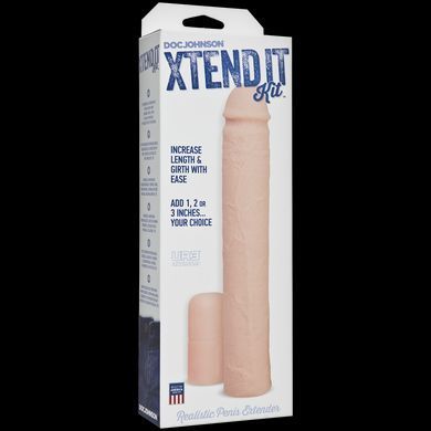 Насадка на член Doc Johnson Xtend It Kit White (мятая упаковка!!!) SO1557-R фото