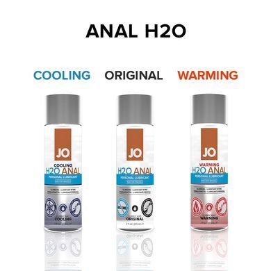 Анальная смазка JO ANAL H2O &mdash; ORIGINAL (60 мл) на водной основе, растительный глицерин SO1455 фото