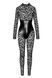 Комбинезон Noir Handmade F299 Enigma, XXL, кружево, длинный рукав, имитация корсета, доступ SX0235 фото 5